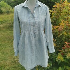 Womens Denim&Supply Ralph Lauren blue western🤠 chambray shirt tunic. Size M